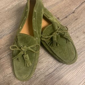 Ralph Lauren Tasseled Suede Drivers